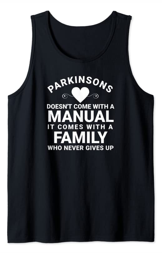 Amazon.com: Parkinsons Disease Awareness Shirt Family Tank ...