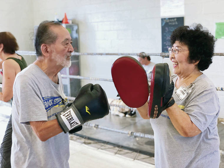 Boxing therapy helps Hilo senior fight Parkinsons
