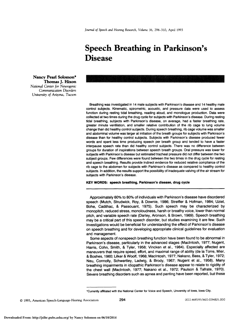 Is Shortness Of Breath A Symptom Of Parkinson