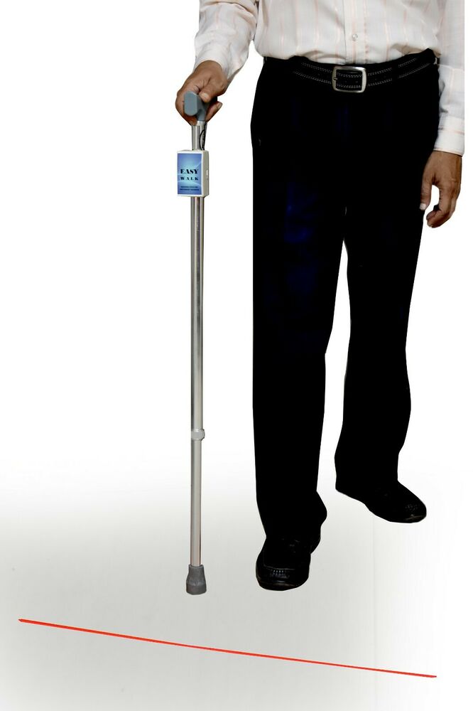 laser cane with audio step counter &  inactivity timer for ...