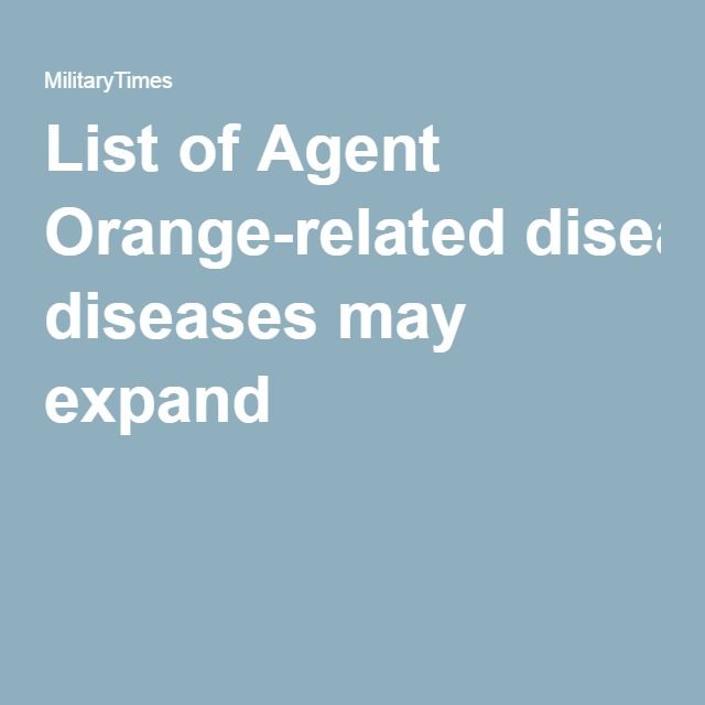 List of Agent Orange