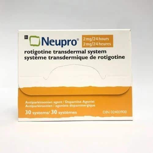 Neupro (Rotigotine) Transdermal Patch 2mg/24hrs, 30 Systems/Box ...