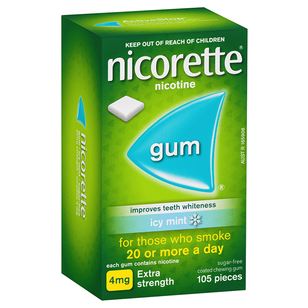 Nicorette Nicotine Gum 4mg Icy Mint
