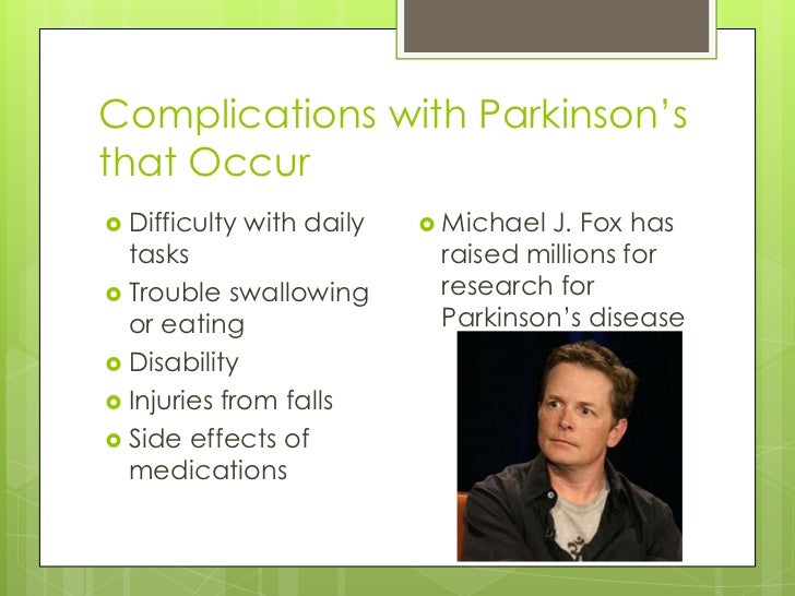 Parkinsons disease and exercise
