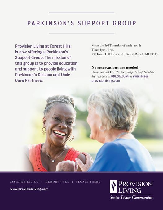 Parkinsons Support Group at Provision Living at Forest ...
