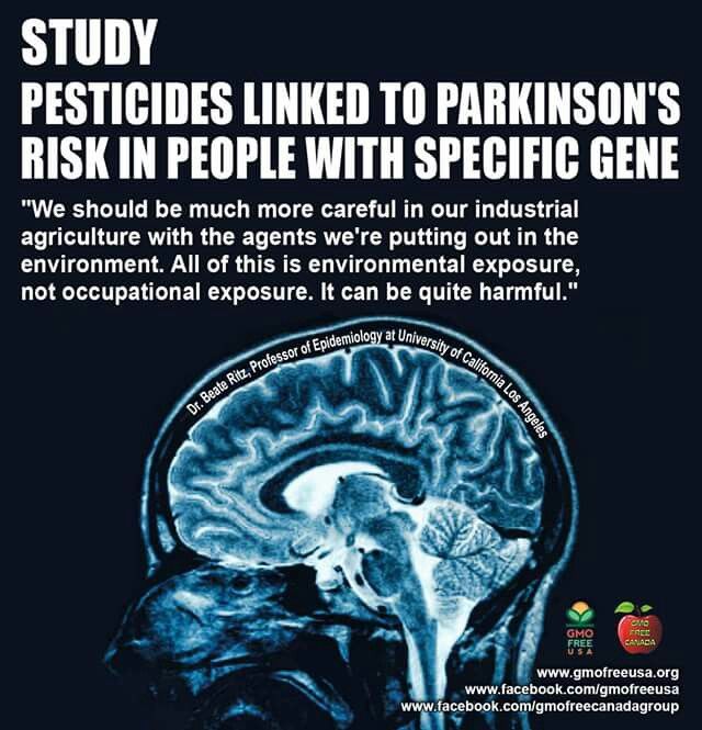 Pesticides are linked to Parkinson 
