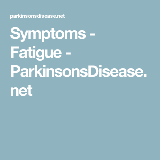 Excessive Sleepiness In Parkinsons Disease 
