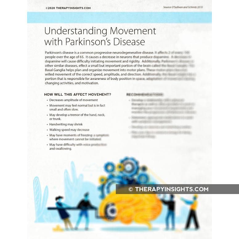 Understanding Movement with Parkinsonâs Disease â Therapy ...