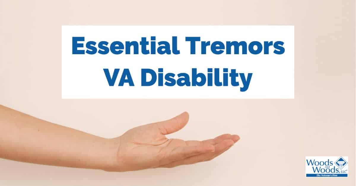 Veterans Disability Ratings for Essential Tremors vs. Parkinson